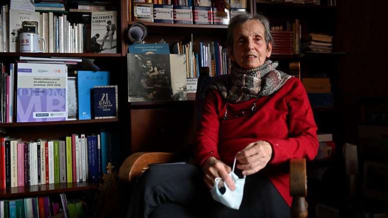 Florence Thomas hoje tem 81 anos e escreveu diversos livros