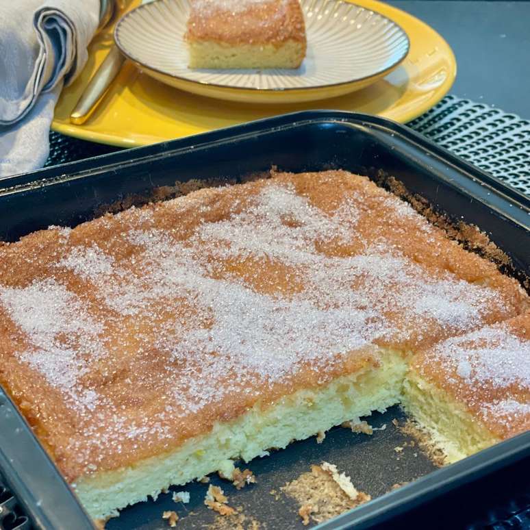 Very nice and humid orange cake, without wheat and milk, easy