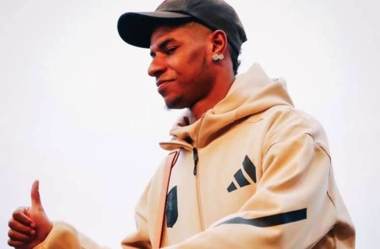 Reprodu&ccedil;&atilde;o/Instagram - Legenda: Marcus Rashford pelo Aston Villa