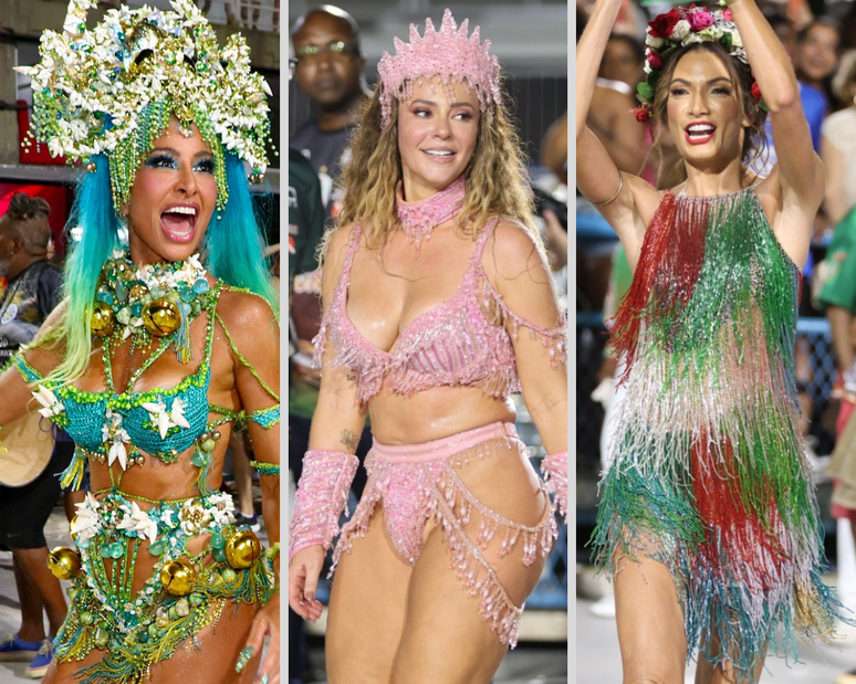 Sabrina Sato, Paolla Oliveira e Patricia Poeta 