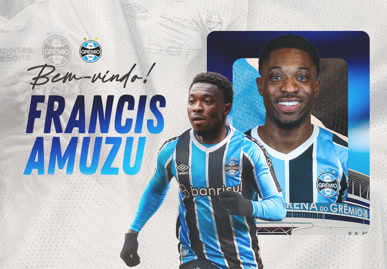 Grêmio anuncia Francis Amuzu.