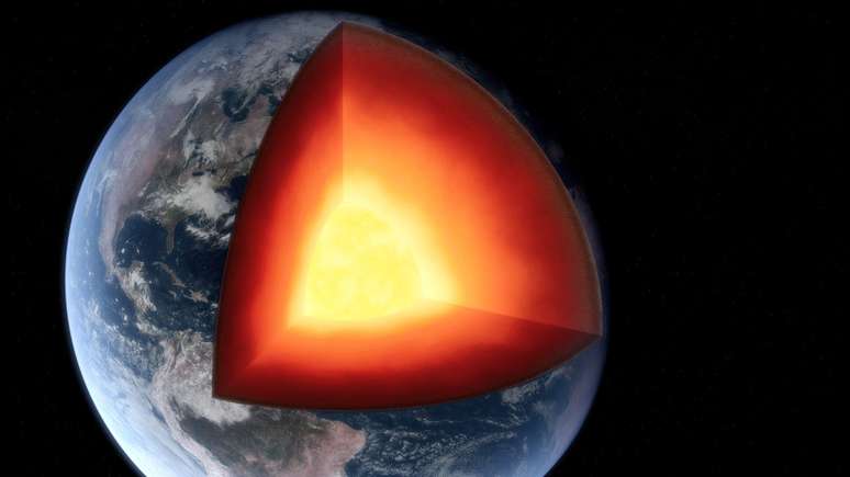 Ilustração em 3D da Terra