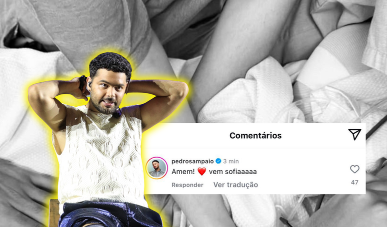 What a gaffe! Pedro Sampaio ignores the tragedy and reacts to Lexa’s post on his daughter’s death: ‘Amen! Come Sofia ‘