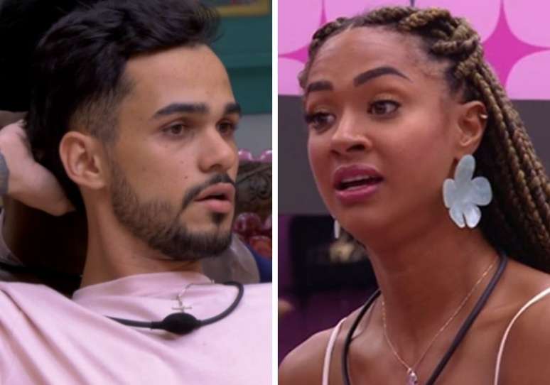 João Gabriel e Aline Patriarca no BBB25