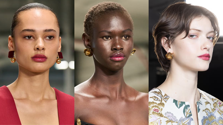 Tendência ‘berry makeup’ impulsionada por Carolina Herrera