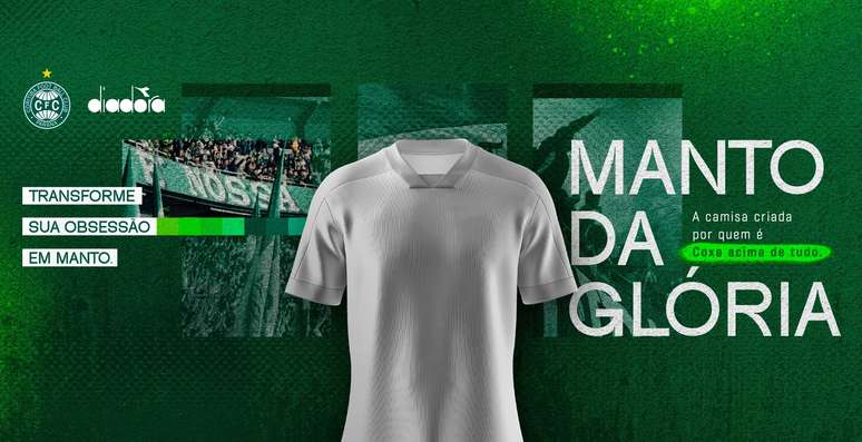 A ação do Coritiba ''Manto da Glória 2025''. 