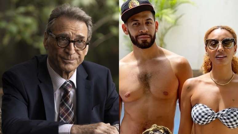 Átila (Herson Capri) de Beleza Fatal e Drayson Menezzes com a irmã, Sheron Menezzes