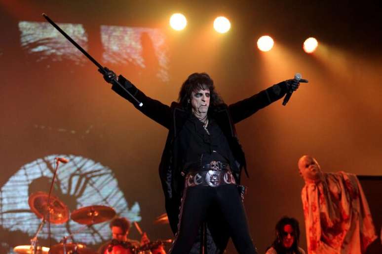 Alice Cooper se apresenta no Palco Sunset do Rock in Rio festival, em 2017