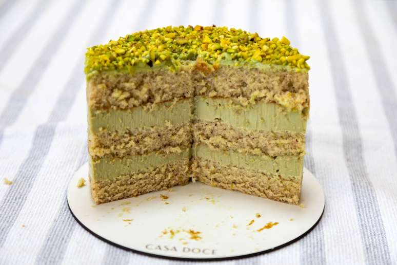 Bolo de pistache 