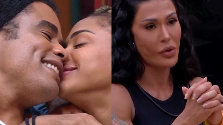 BBB 25: Gracyanne Barbosa alerta Aline sobre Diogo