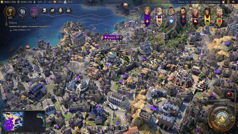 Civilization VII eleva a densidade gráfica da franquia a outro patamar