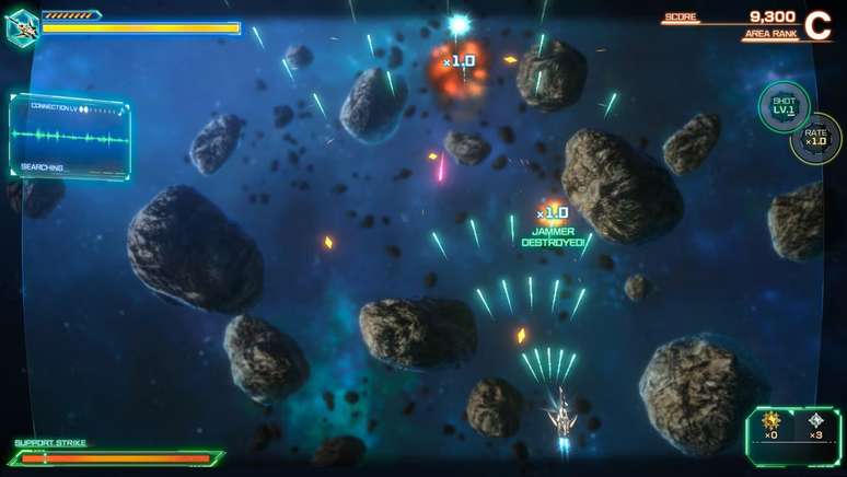 Jogo conta com movimentação horizontal, vertical e livre com rotação de 360 graus