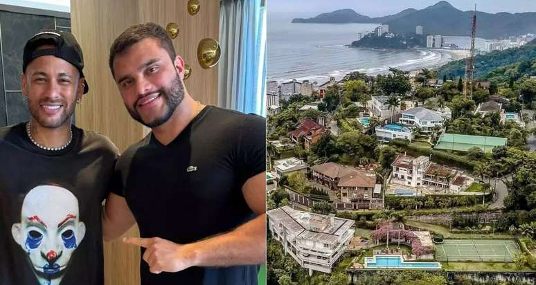 Neymar comprou três mansões em condomínio de luxo em Santos