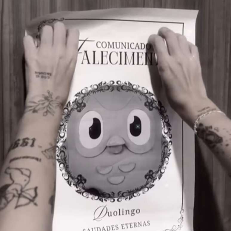 "Morre" mascote do DUolingo; entenda a campanha publicitária