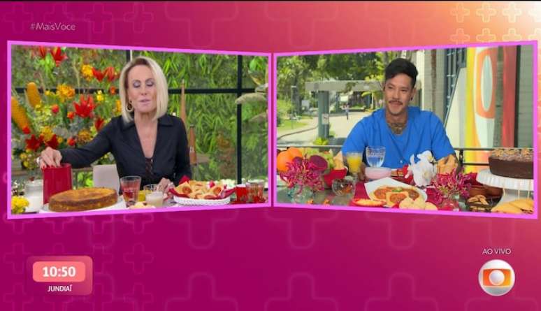 Gabriel compareceu ao 'Caf&eacute; da Manh&atilde; com o Eliminado' no 'Mais Voc&ecirc;'