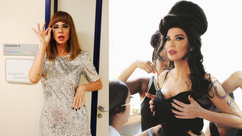 Luciana Gimenez compartilha registros das produções de Amy Winehouse e Rita Lee
