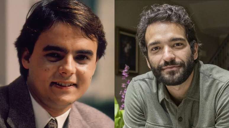 Afonso (C&aacute;ssio Gabus Mendes) de Vale Tudo e Humberto Carr&atilde;o, que viver&aacute; o personagem na nova vers&atilde;o da novela (Divulga&ccedil;&atilde;o/Globo)