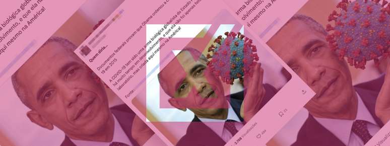 É enganoso que o ex-presidente dos Estados Unidos Barack Obama tenha ordenado a criação do vírus da covid-19, em 2015