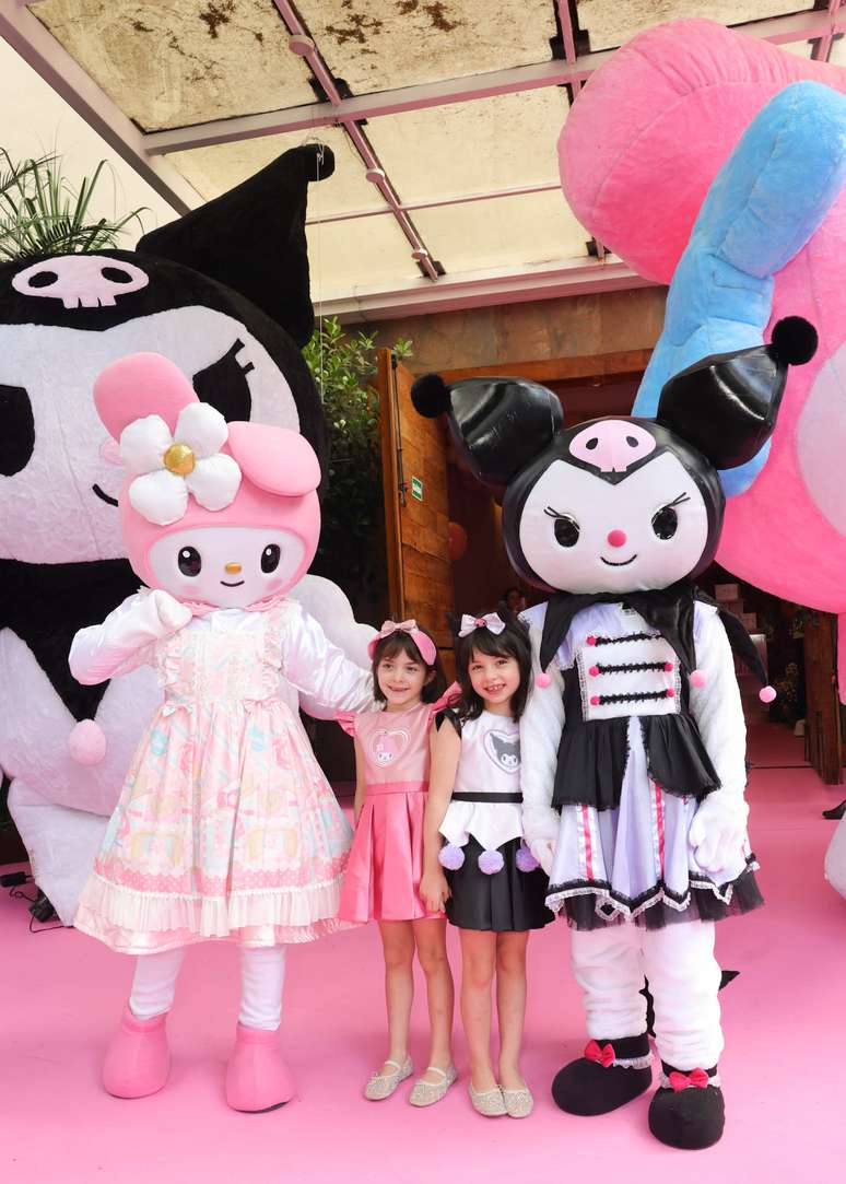 Sienna e Chiara, 6 anos, filha de Fabiana Justus 