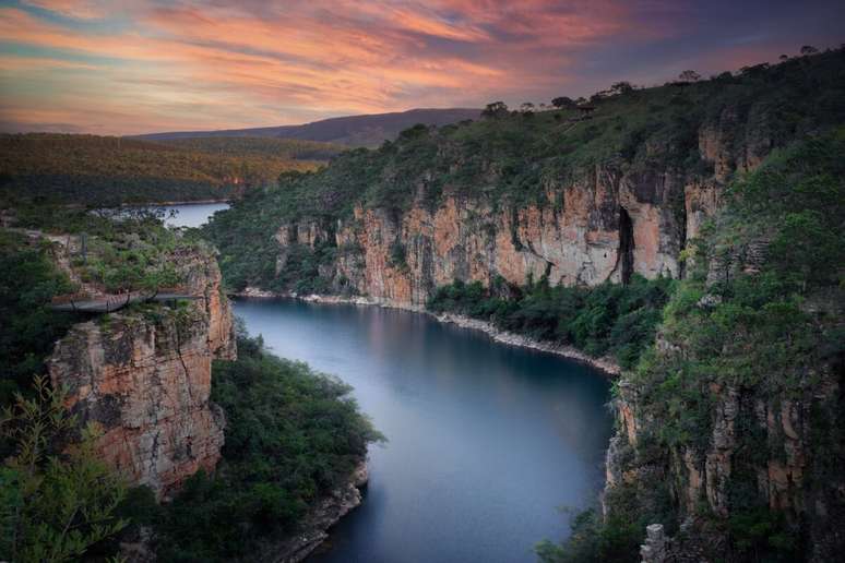 O Parque Mirante dos C&acirc;nions &eacute; o cart&atilde;o-postal de Capit&oacute;lio 