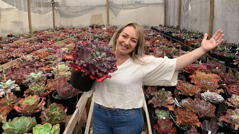 Irene decidiu migrar do jornalismo para o cultivo de plantas