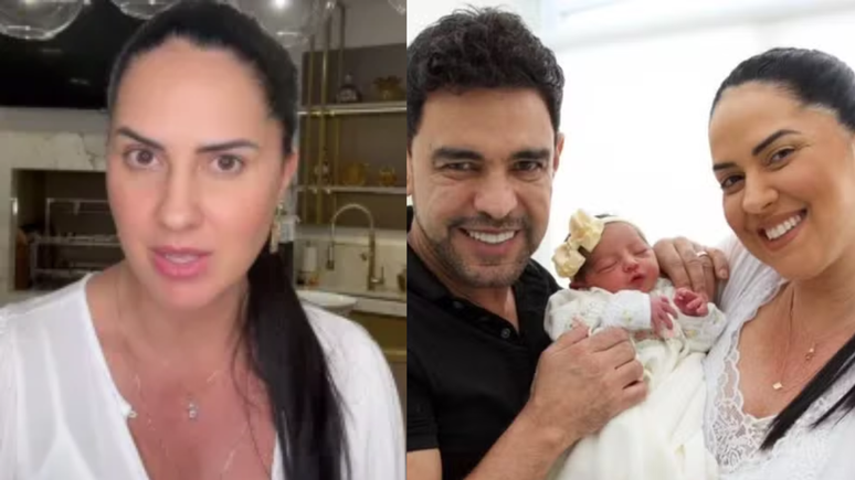 Graciele Lacerda denuncia ataques de ódio contra filha de 1 mês e toma medida drástica