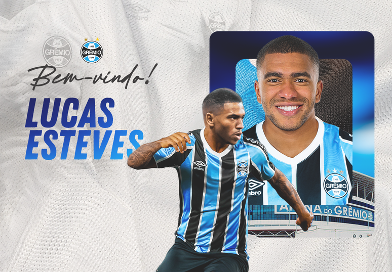 Grêmio anuncia Lucas Esteves. 