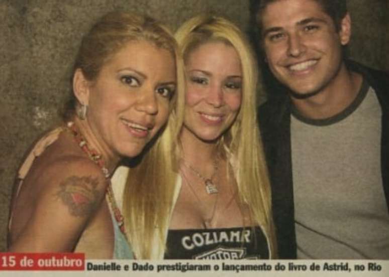 Astrid Fontenelle, Danielle Winits e Dado Dolabella -