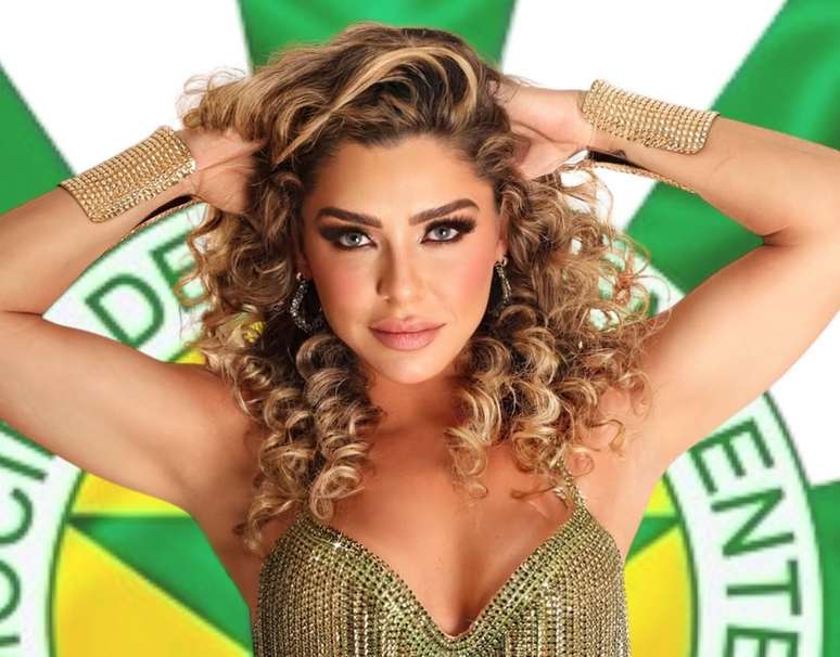 Fabíola explora o futurismo do samba-enredo para fantasias do carnaval 2025