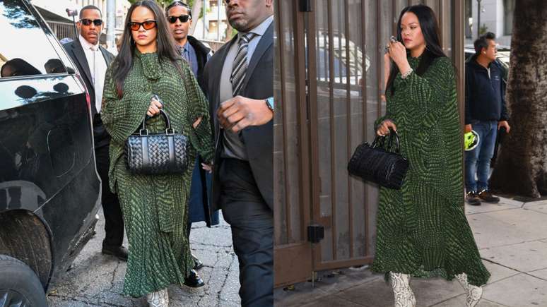 A cantora Rihanna no julgamento