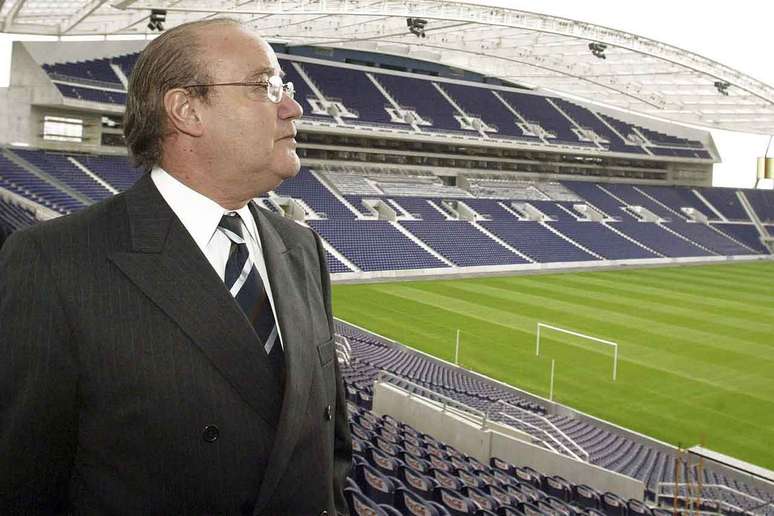Pinto da Costa no estádio do Dragão, a casa do Porto FC  –