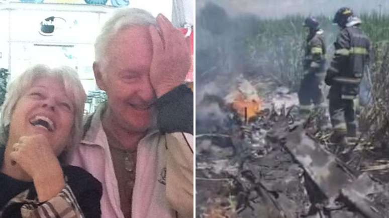 Who are the victims of the plane that crashed into SP? The elderly couple died together