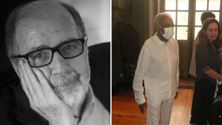 Velório de Cacá Diegues tem choro de famosos e homenagem de Gilberto Gil