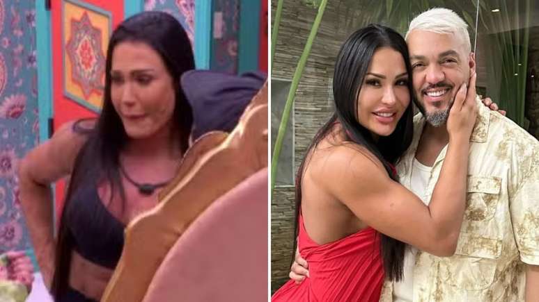 BBB 25: Gracyanne Barbosa chora ao lembrar de Belo: 'Sofria de crise'