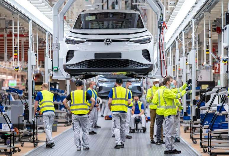 A fabricação de automóveis representa cerca de um quinto da produção industrial da Alemanha