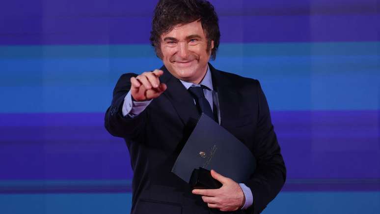 O presidente argentino Javier Milei