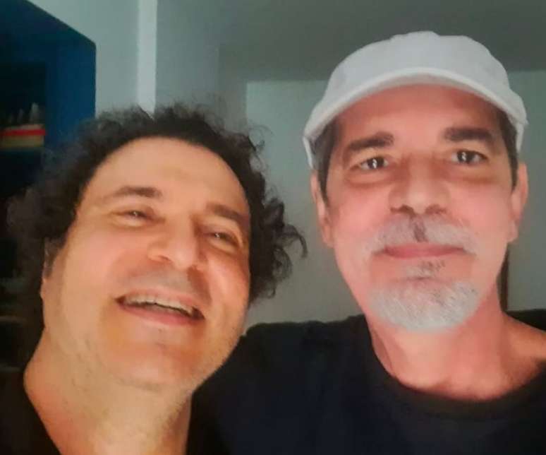 Frejat e Mauro Santa Cecília; cantor publicou homenagem ao compositor que morreu em 15 de fevereiro de 2025