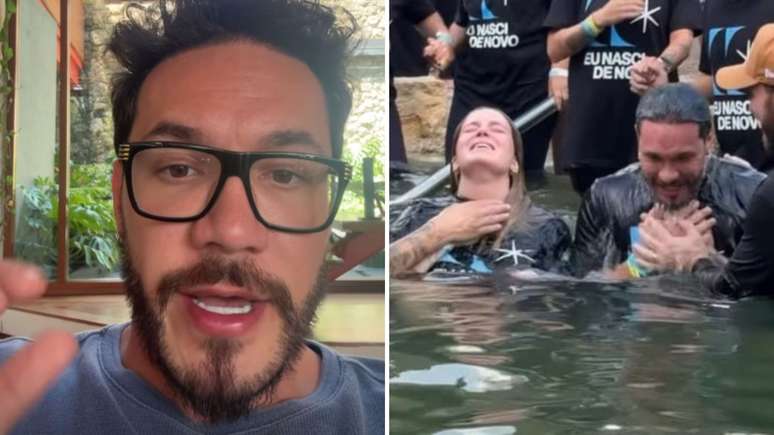 Eliezer detona críticas após ser batizado na Igreja Evangélica: 'Deixa que falem'