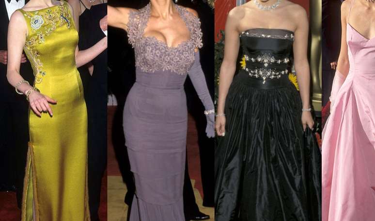 Demi Moore, Nicole Kidman e mais 20 looks icônicos das famosas pelo Oscar nos anos 90 que marcaram a geração.