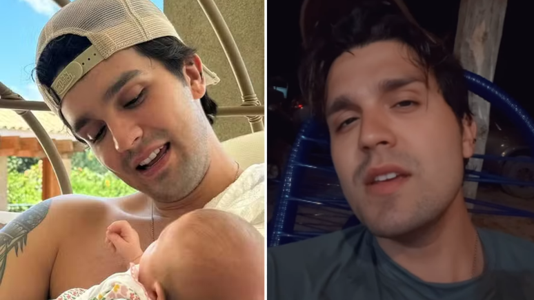 Luan Santana encanta os fãs com uma foto não publicada de sua filha, Serena: 'Pai Pai'