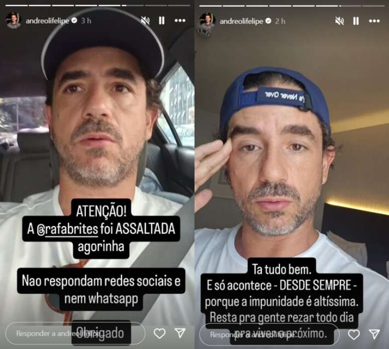 Apresentador lamentou o ocorrido