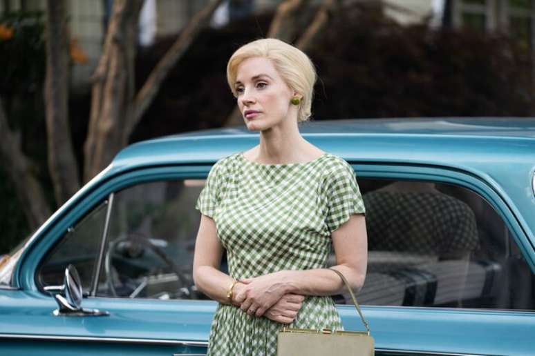 Jessica Chastain em cena do filme 'Instinto Materno' (2024), de Benoît Delhomme