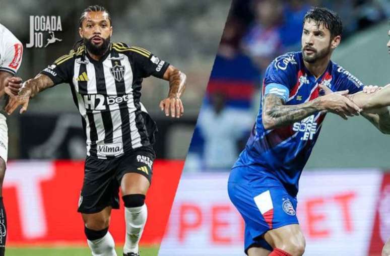 Fotos: Pedro Souza / Atlético e Divulgação / EC Bahia - Legenda: Otávio e Everaldo serão reforços do Fluminense para a temporada de 2025