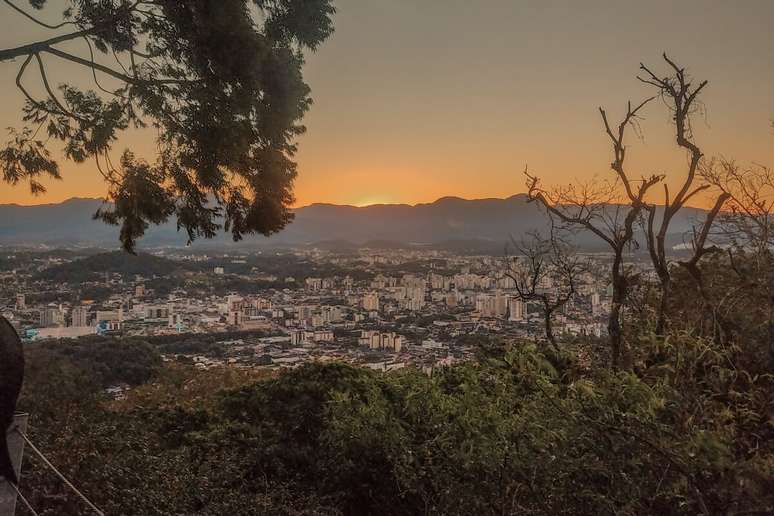 No Mirante de Joinville &eacute; poss&iacute;vel ter uma vista panor&acirc;mica da cidade 