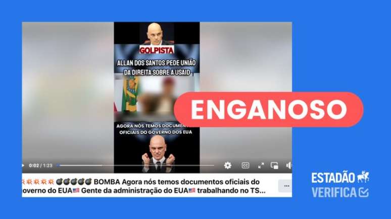 Benz falou em entrevista sobre a atuação da USAID no combate à desinformação no Brasil, mas não disse que havia pessoas do governo dos EUA atuando no TSE.