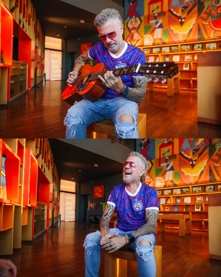 Nova camisa Tricolor. 