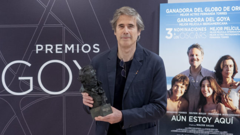 Walter Salles recebe pr&ecirc;mio Goya -