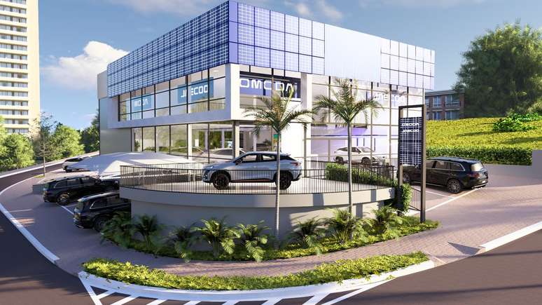 Projeto das futuras concessionárias da Omoda & Jaecoo