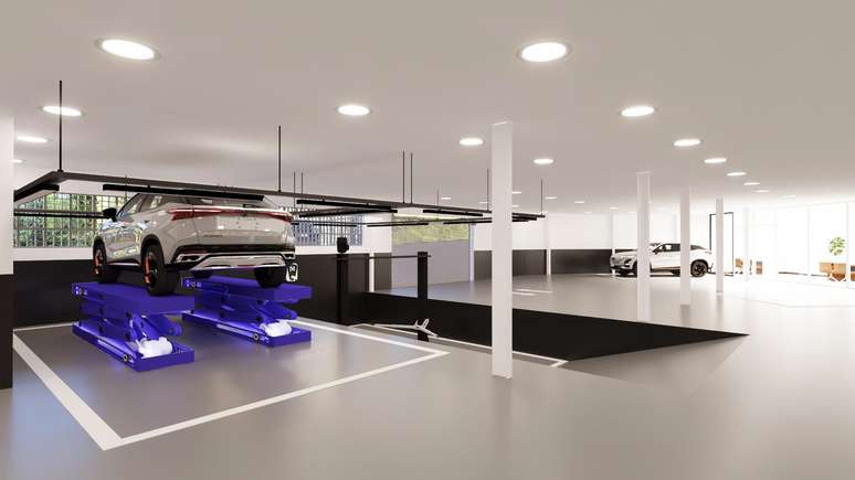 Projeto das futuras concessionárias da Omoda & Jaecoo