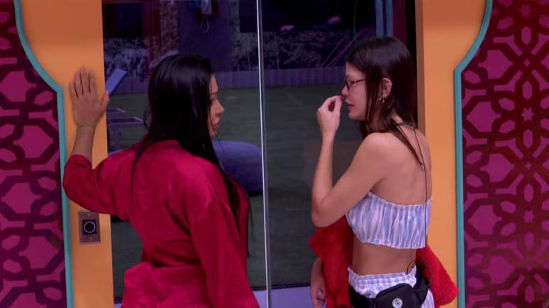 BBB25: Gracyanne Barbosa e Vitória Strada - Foto: TV Globo